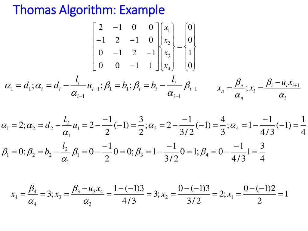 thomas algorithm example thomas algorithm example