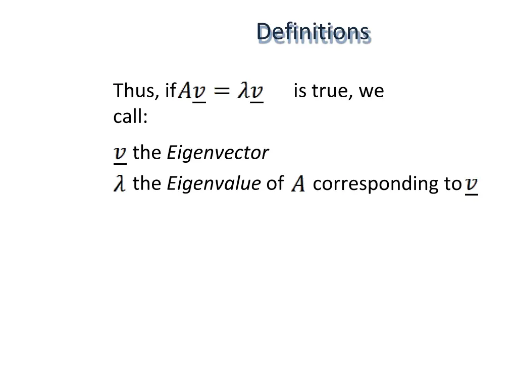 definitions