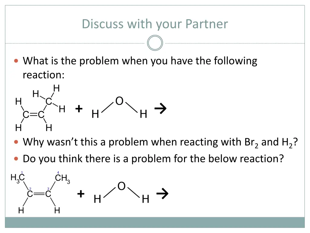 discuss with your partner