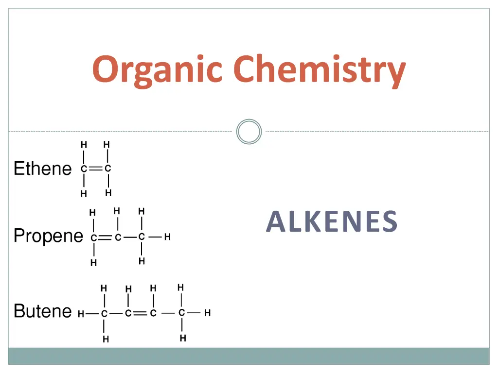organic chemistry