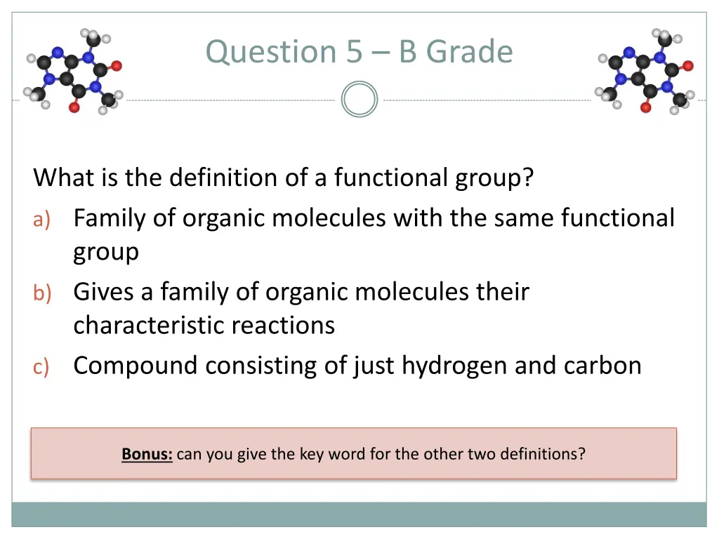 question 5 b grade