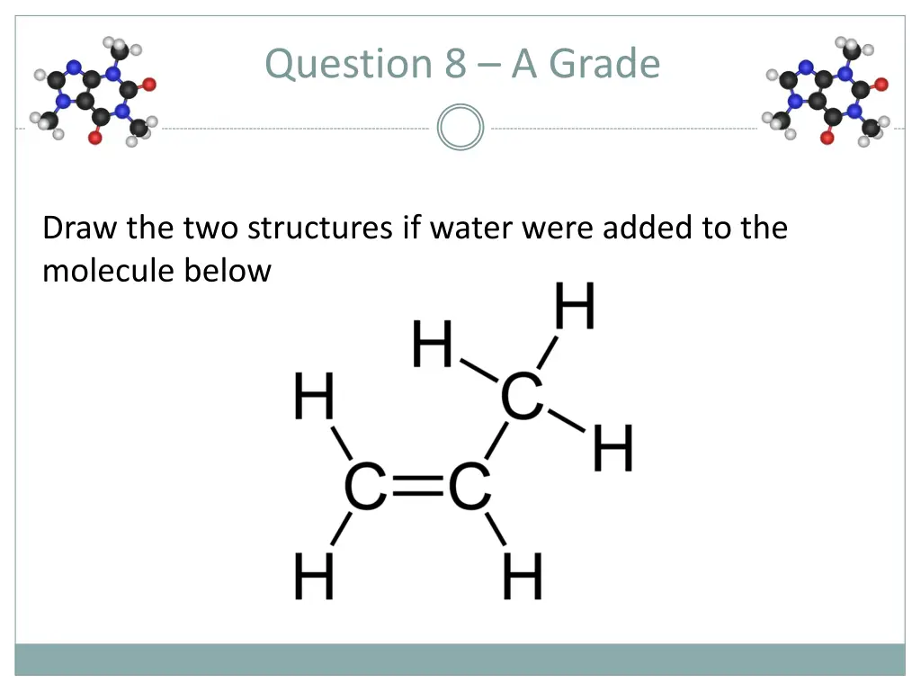 question 8 a grade