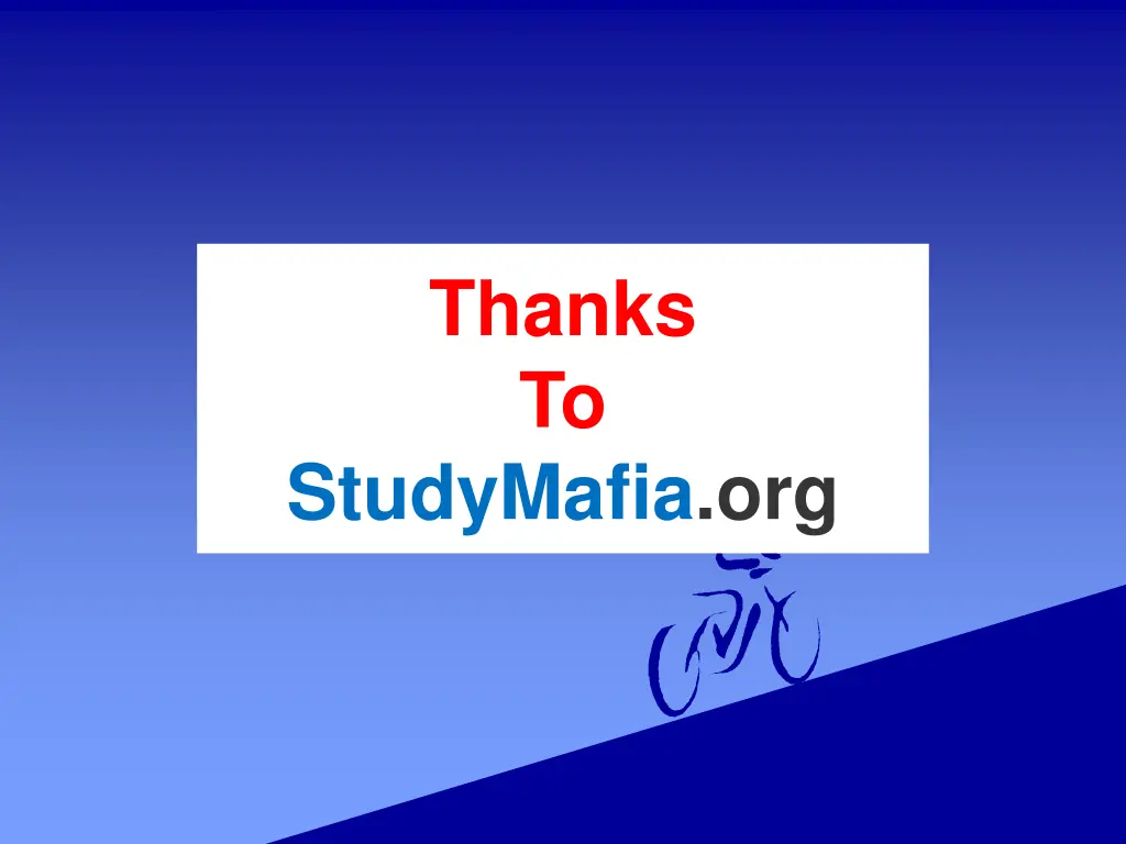 thanks to