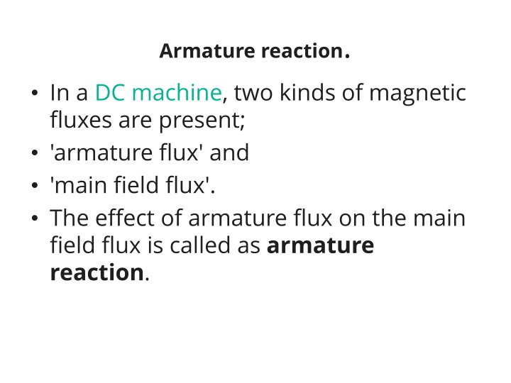 armature reaction