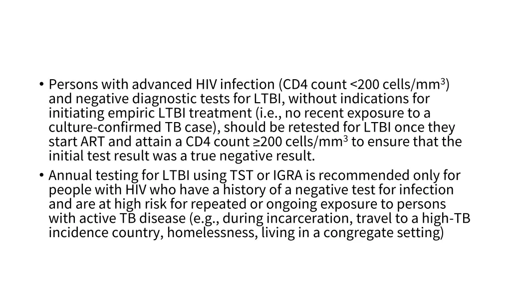 persons with advanced hiv infection cd4 count