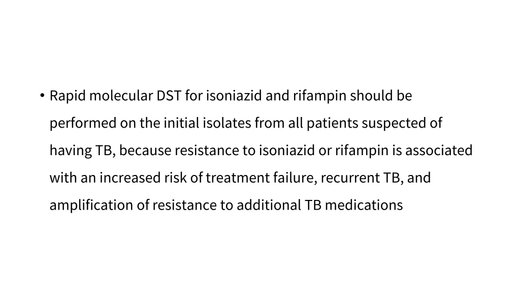 rapid molecular dst for isoniazid and rifampin