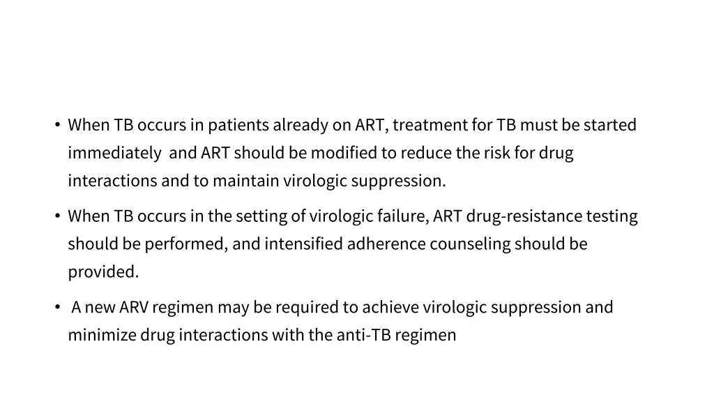 when tb occurs in patients already
