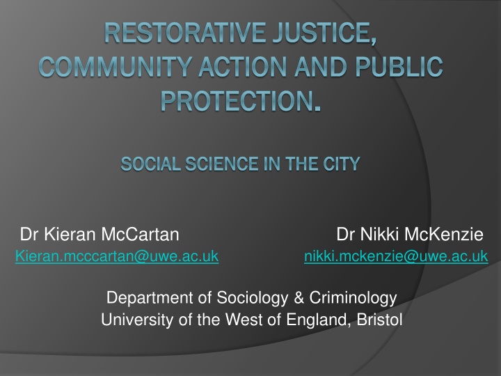 restorative justice restorative justice community