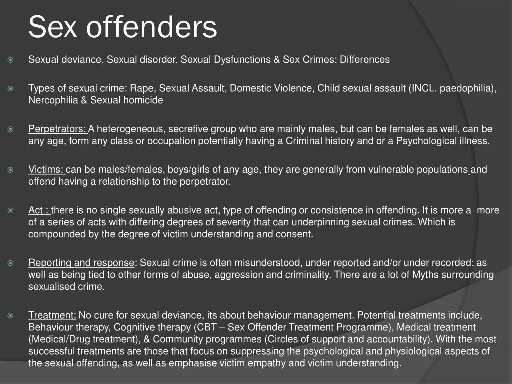sex offenders