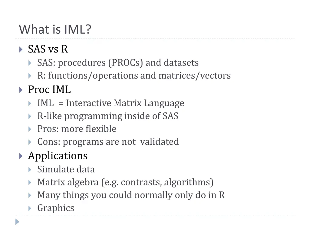 what is iml