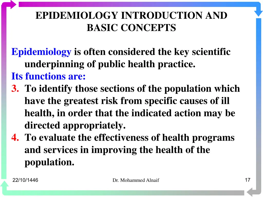 epidemiology introduction and basic concepts 15
