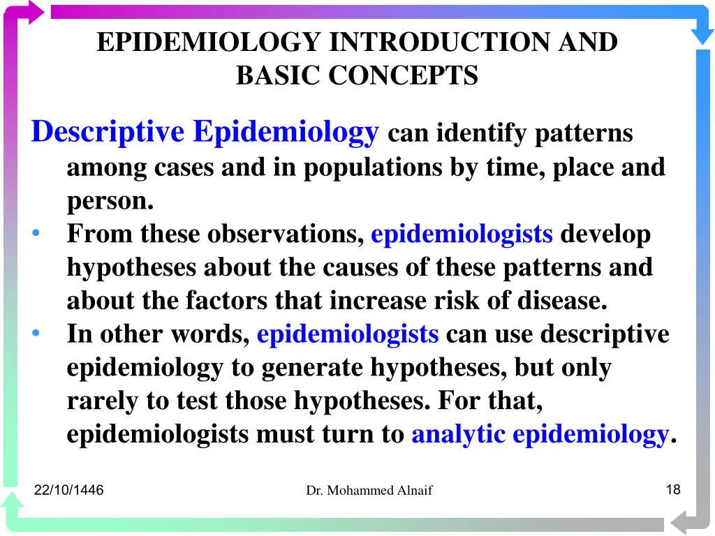 epidemiology introduction and basic concepts 16