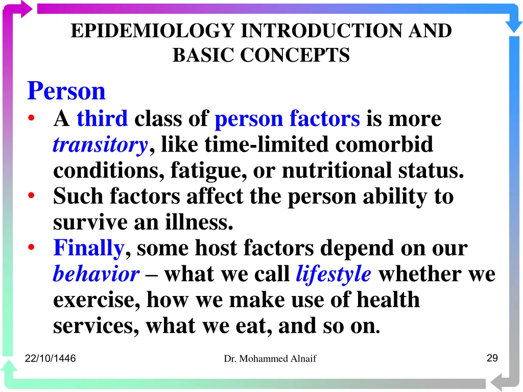epidemiology introduction and basic concepts 25