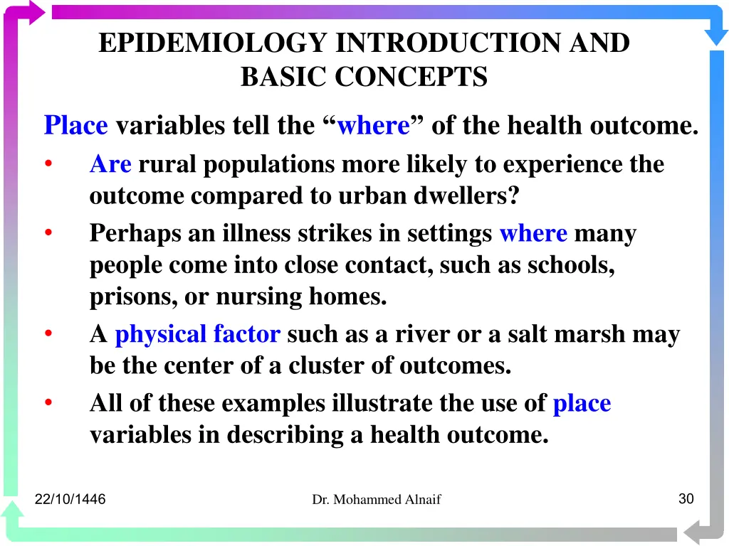 epidemiology introduction and basic concepts 26