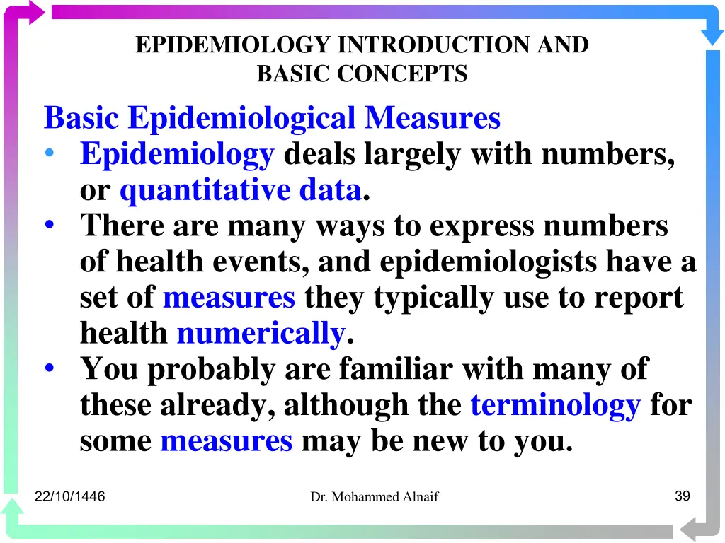epidemiology introduction and basic concepts 35