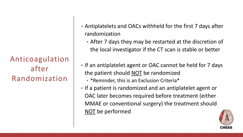 antiplatelets and oacs withheld for the first