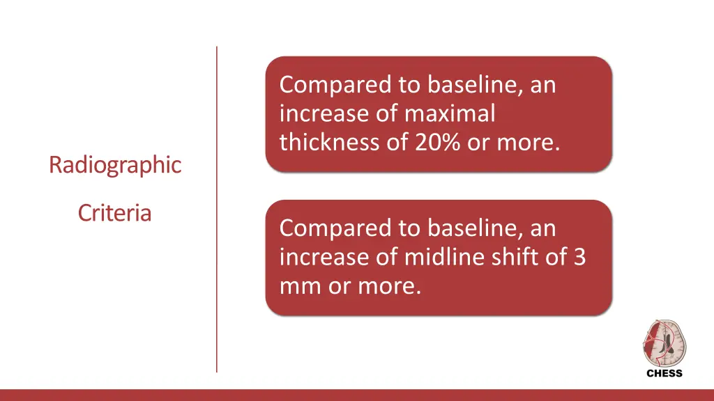 compared to baseline an increase of maximal