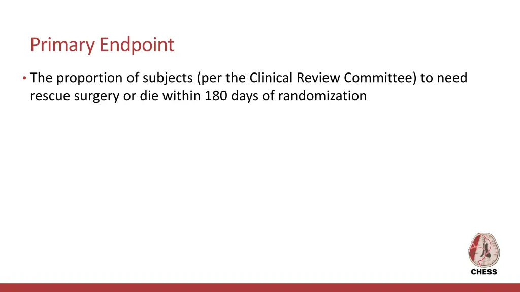 primary endpoint