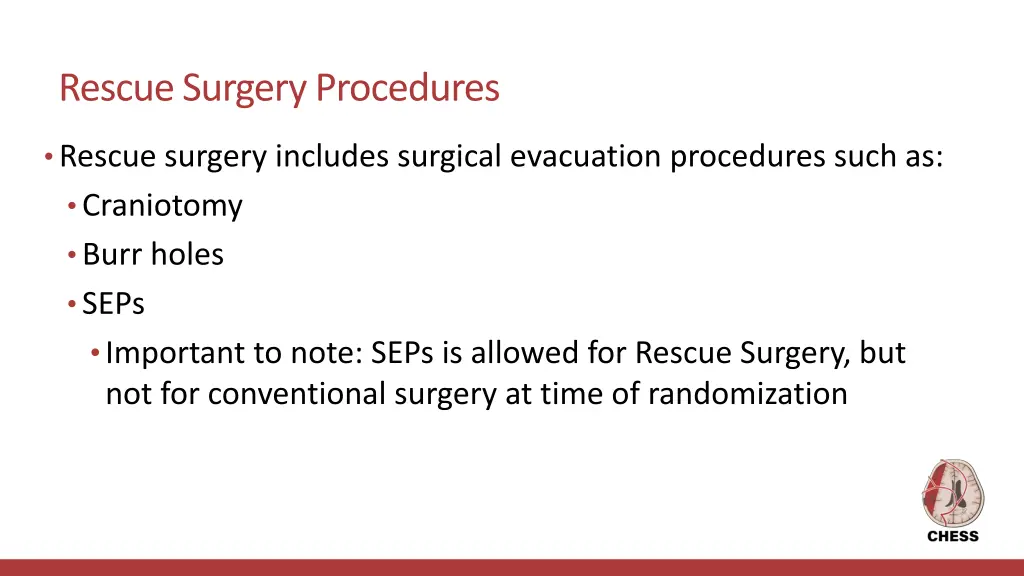 rescue surgery procedures