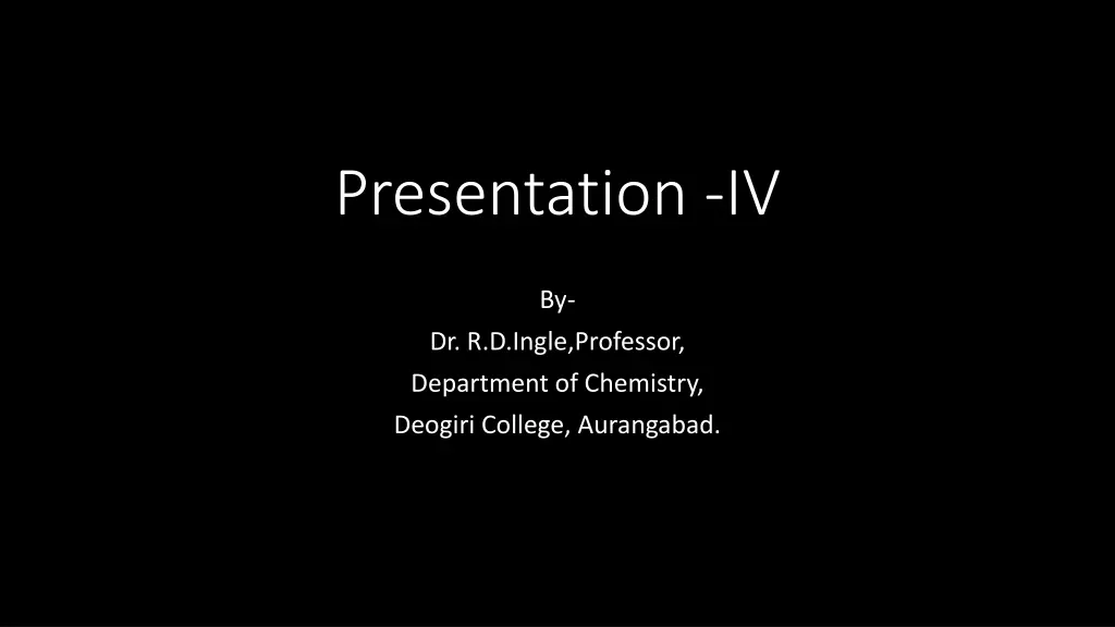 presentation iv