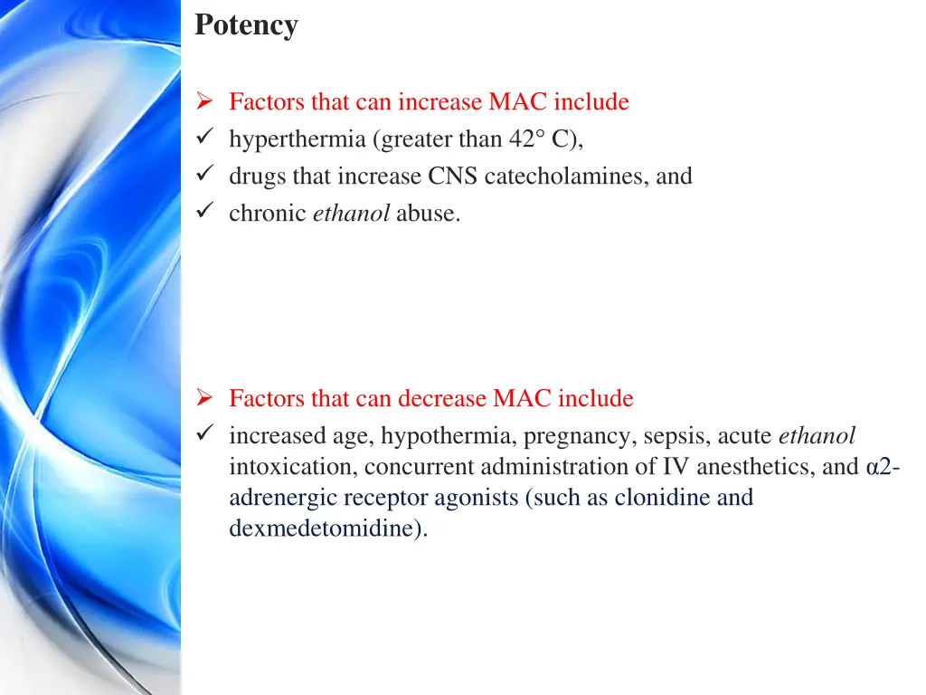 potency