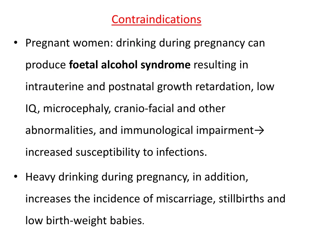 contraindications 1