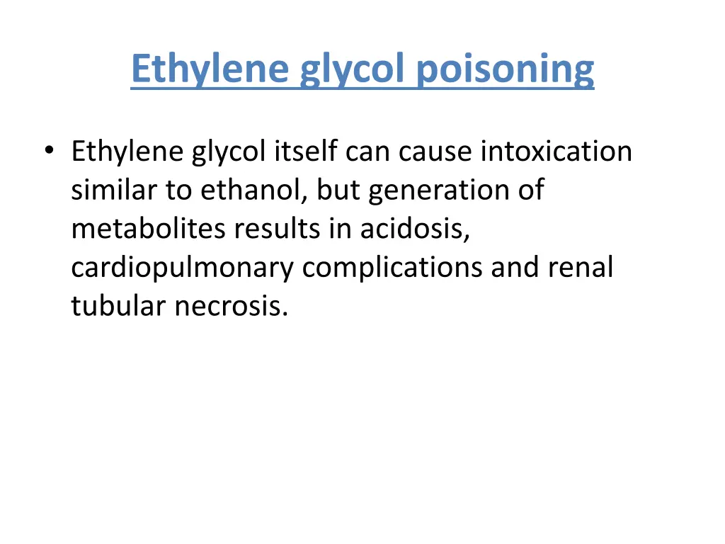 ethylene glycol poisoning 1