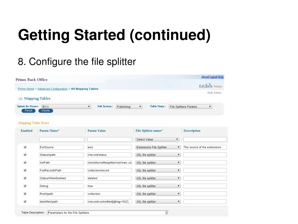 getting started continued 2