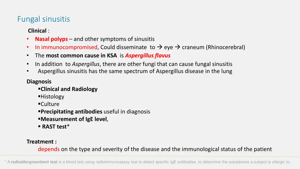 fungal sinusitis
