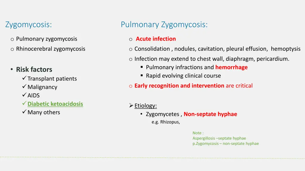 zygomycosis