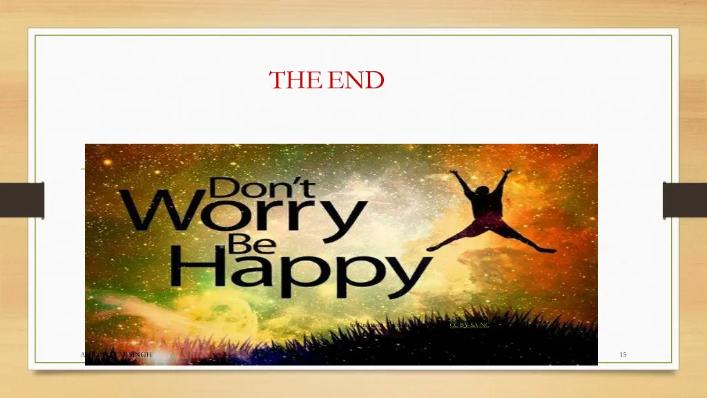 the end