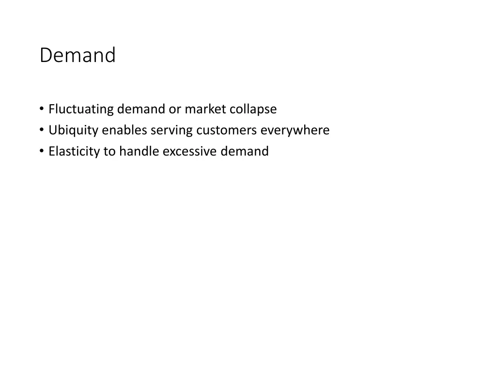 demand