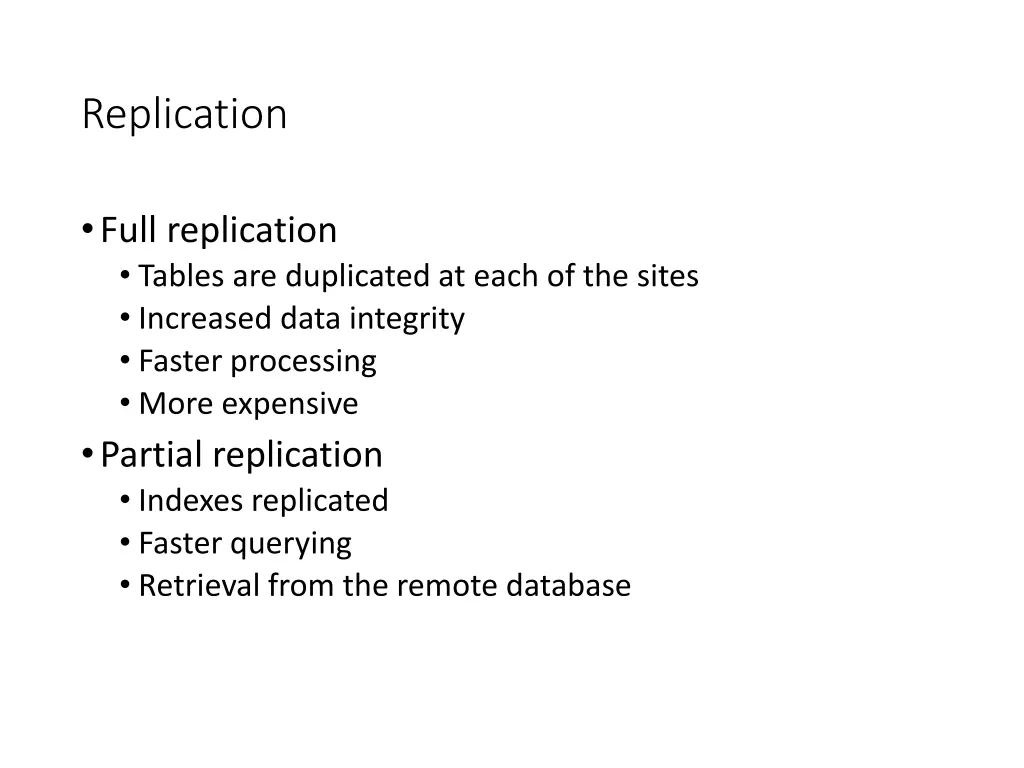 replication