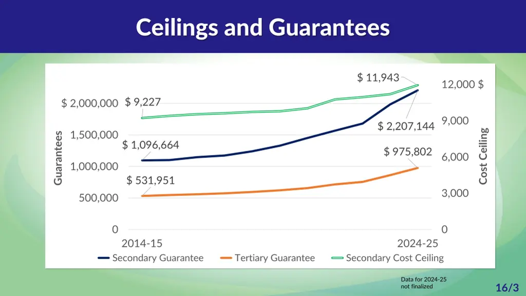 ceilings and guarantees 1