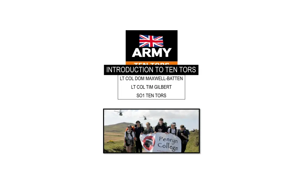 introduction to ten tors