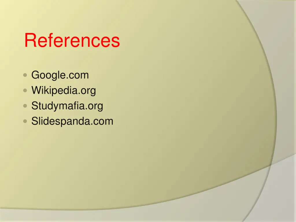 references