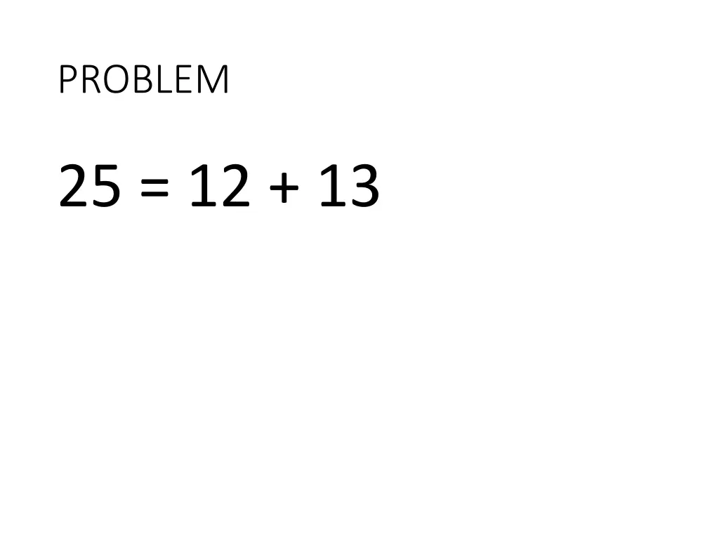 problem