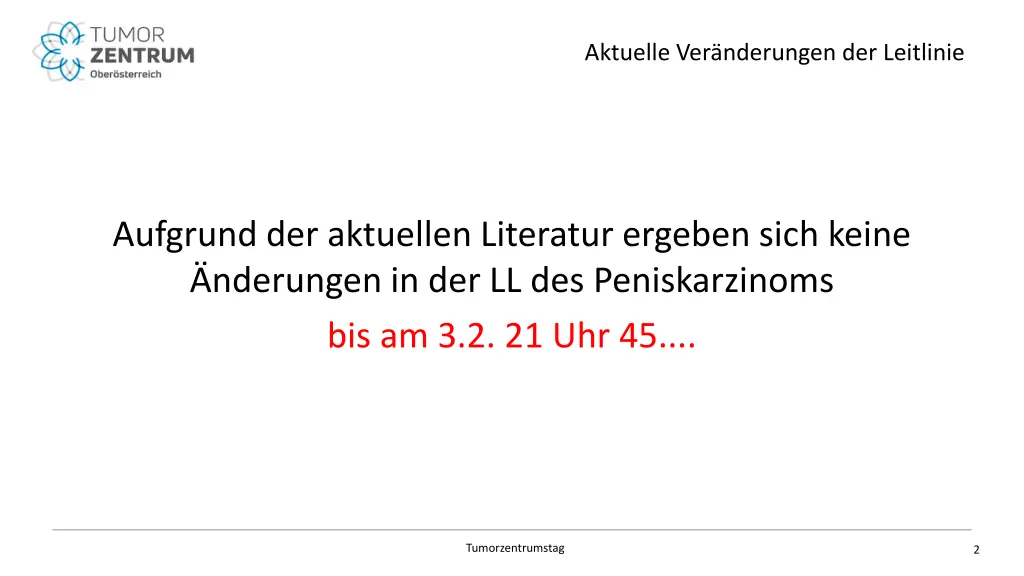 aktuelle ver nderungen der leitlinie