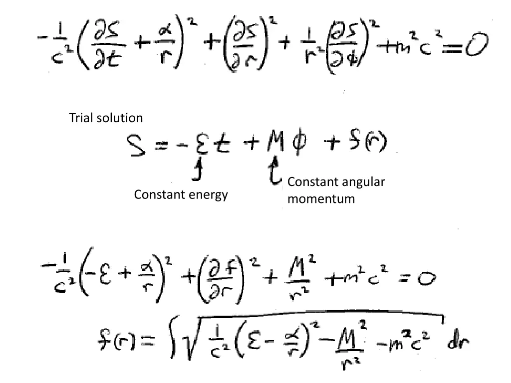 trial solution