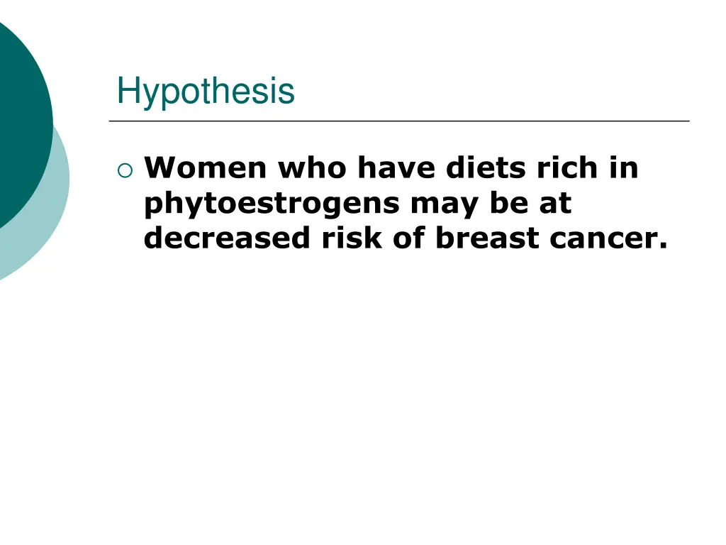 hypothesis