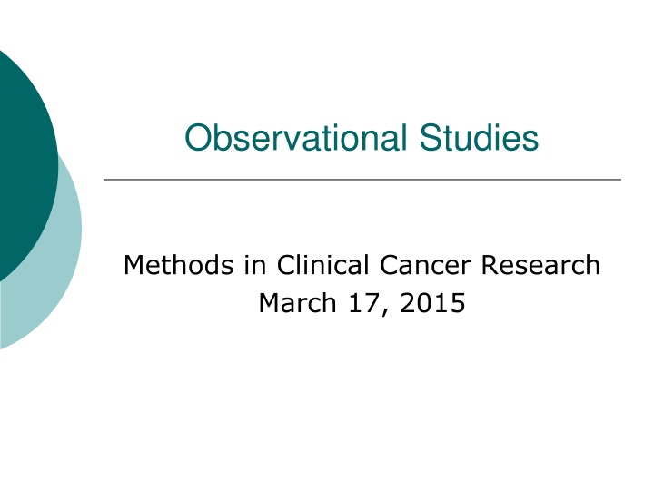 observational studies
