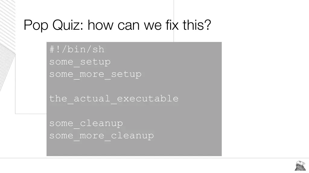 pop quiz how can we fix this