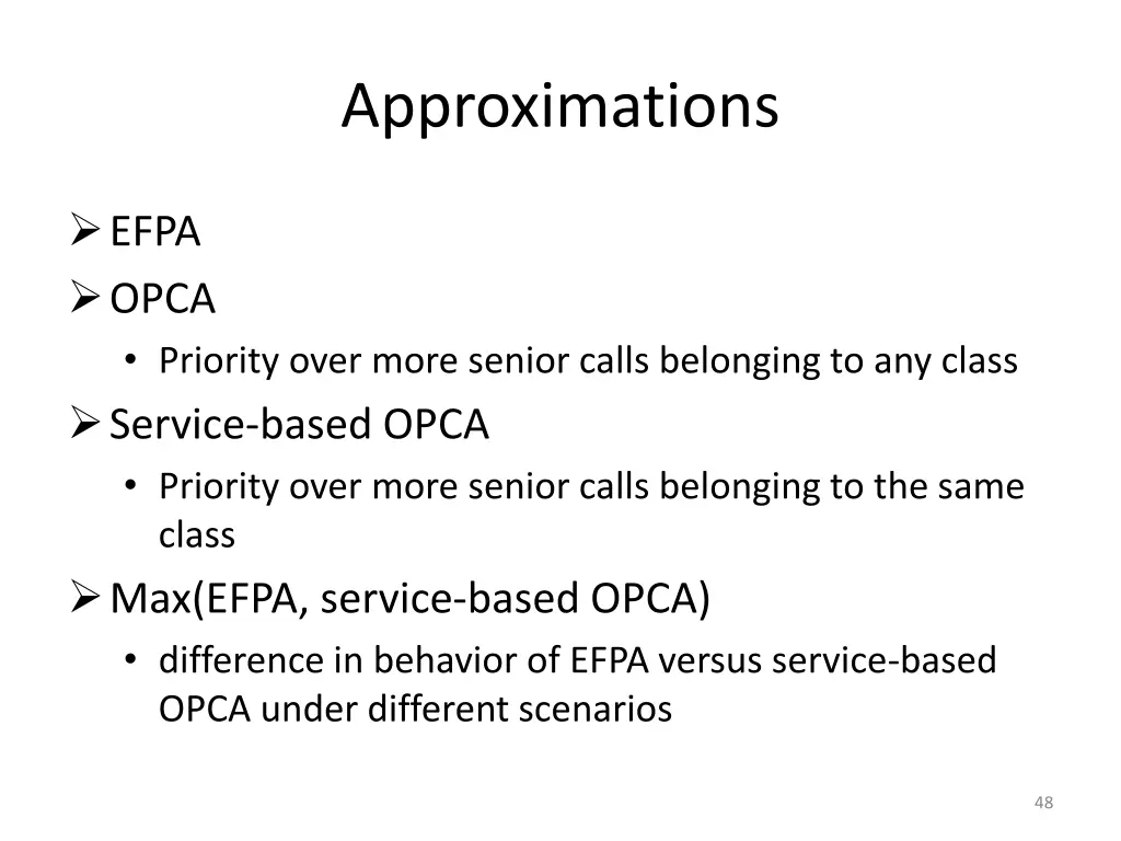 approximations