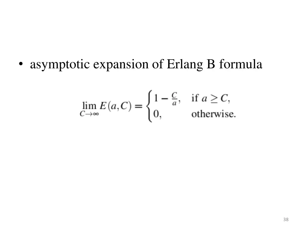 asymptotic expansion of erlang b formula