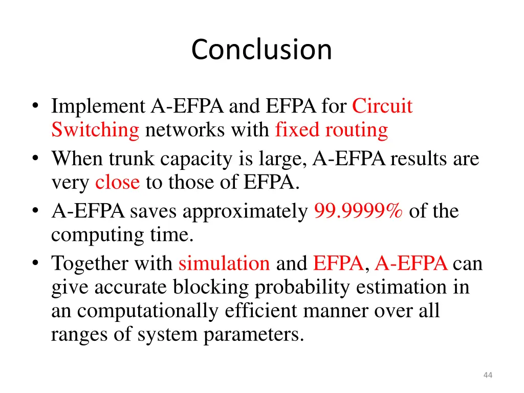 conclusion