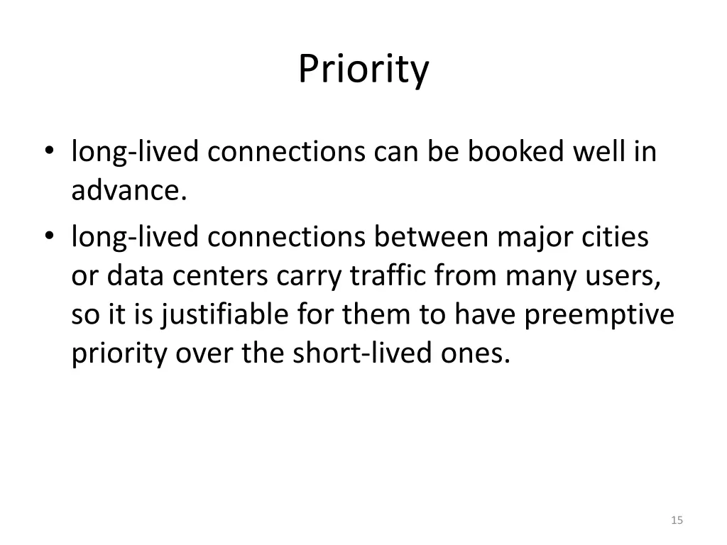 priority