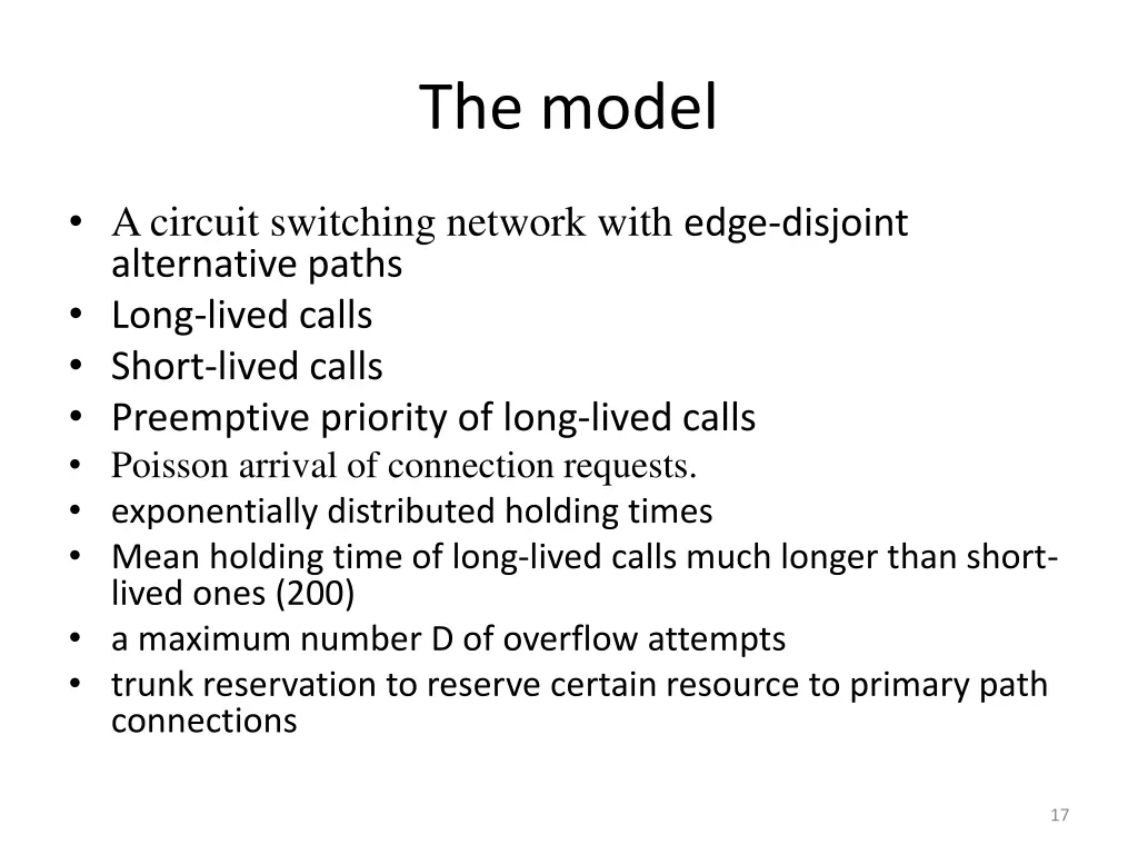 the model
