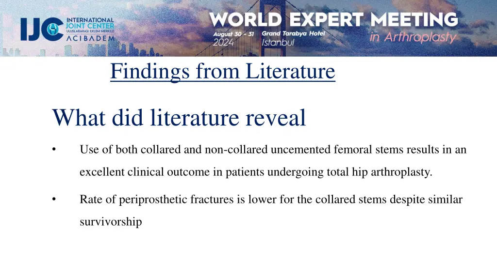 findings from literature