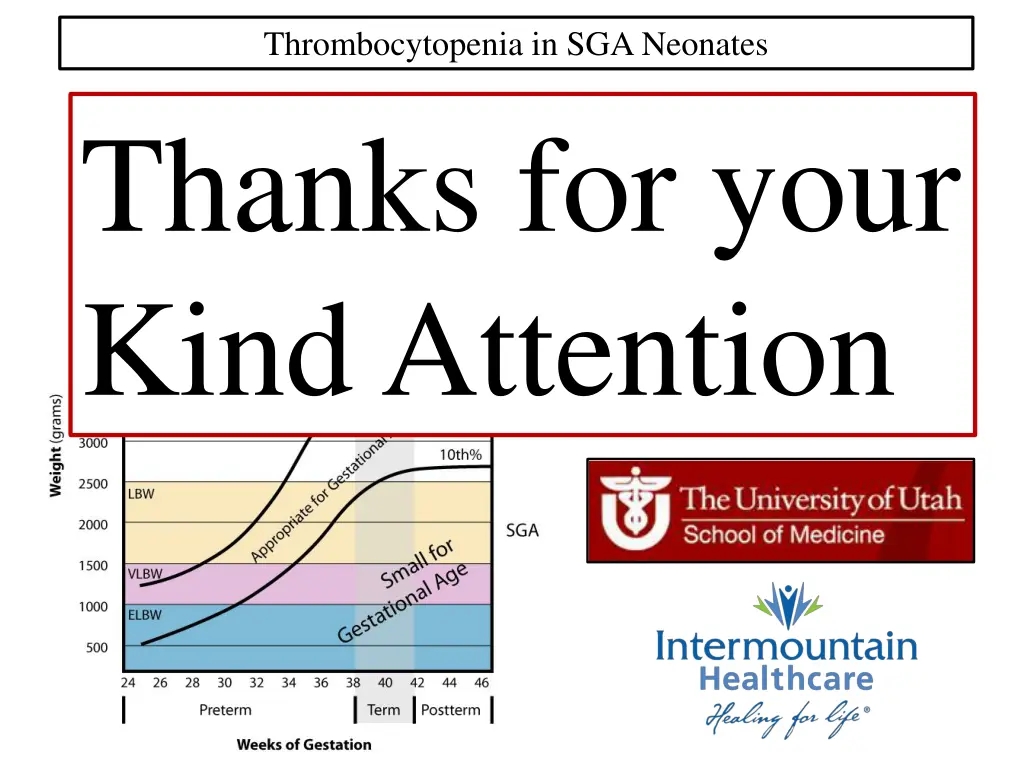 thrombocytopenia in sga neonates thanks for your