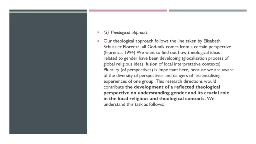 3 theological approach